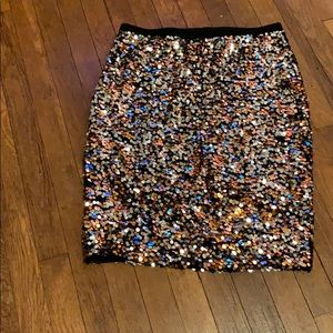 Sequins holiday skirt